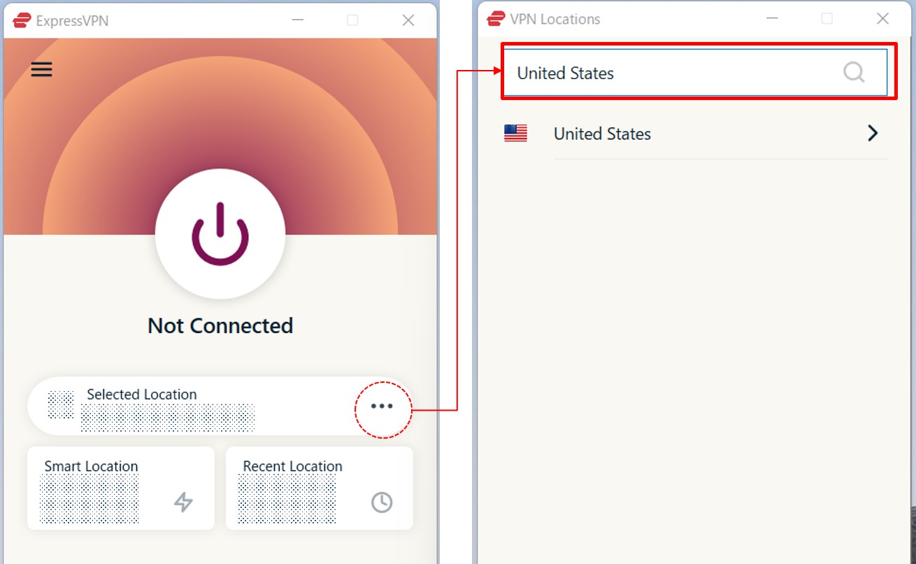 Expressvpn from the US