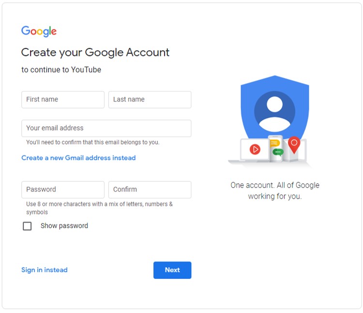 Google account