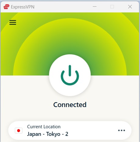 Expressvpn via japan