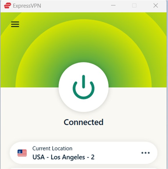 Expressvpn via the US