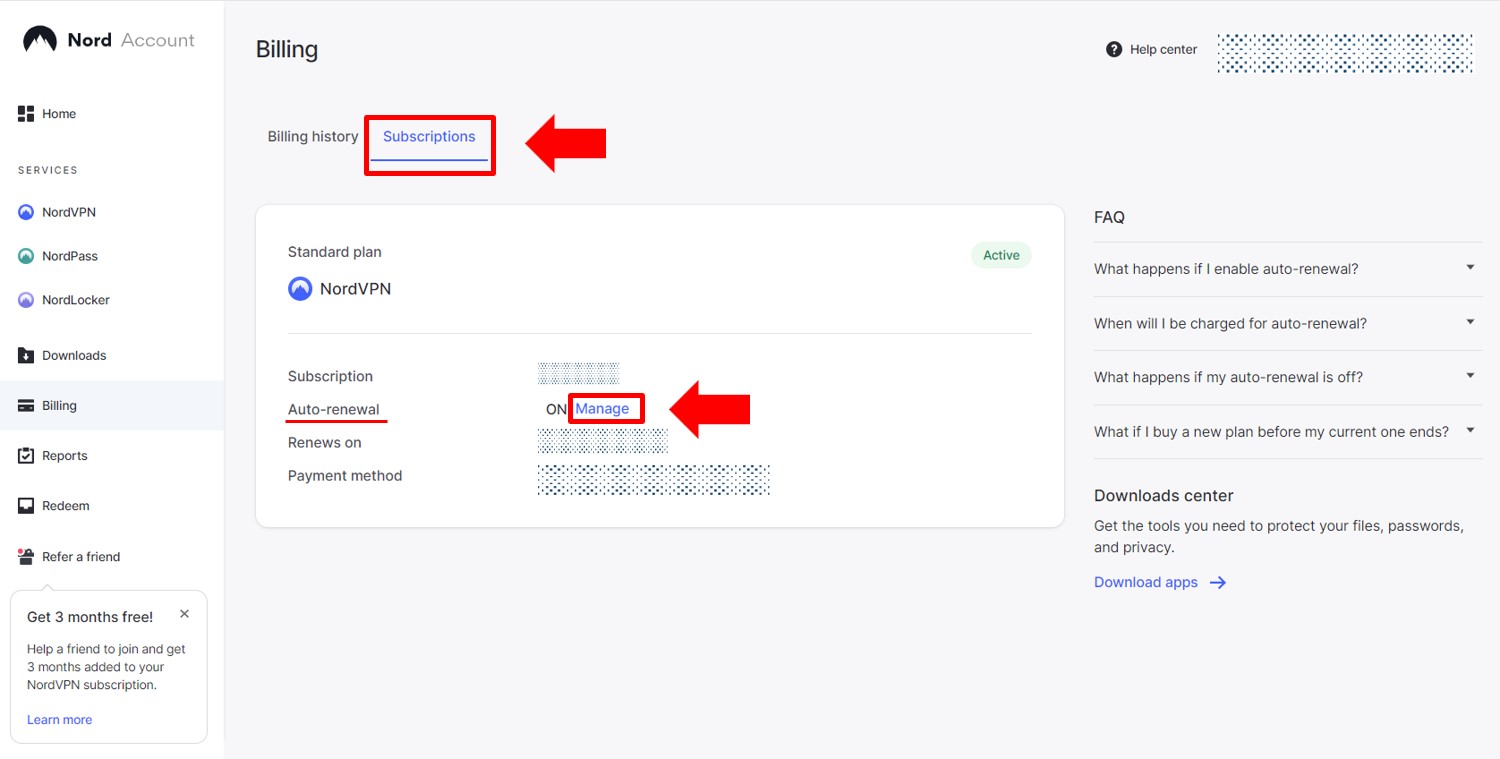 how to cancel nordvpn