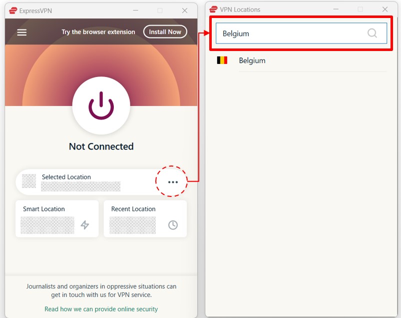 expressvpn-via-belgium