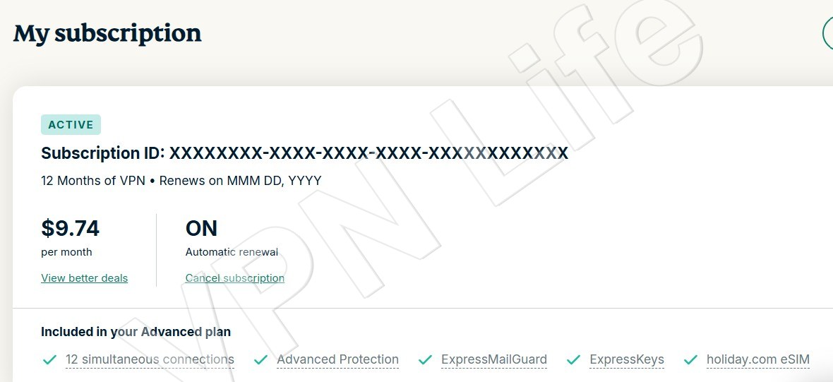 ExpressVPN cancellation step: 
